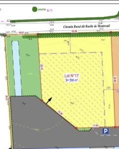 Lot 17 Surface terrain : 590 m² Surface const. : 225 m²
